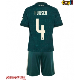 Real Madrid Dean Huijsen #4 Echipament de Fotbal Replică 2026-27 Copii Deplasare (+ Șorturi)